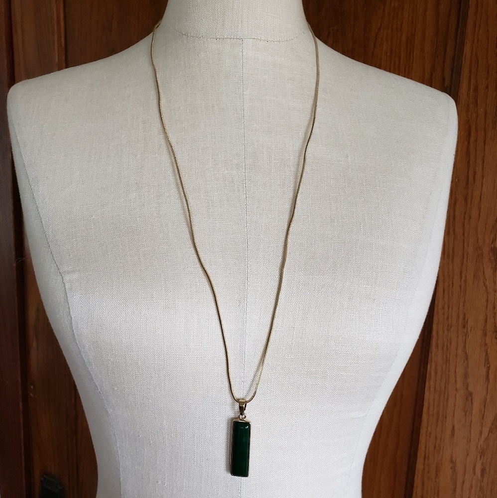 Malachite necklace